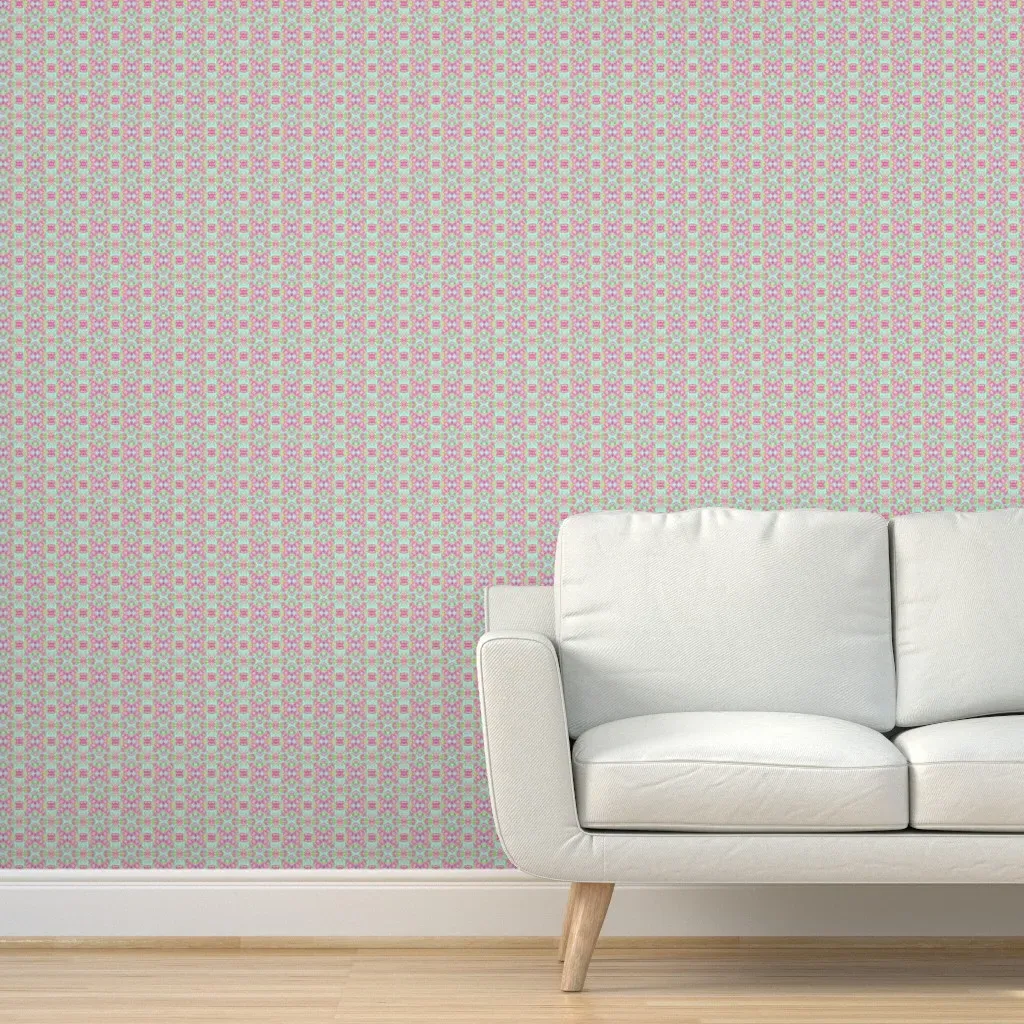 Ludlow Edge Peel and Stick Wallpaper - Pink product