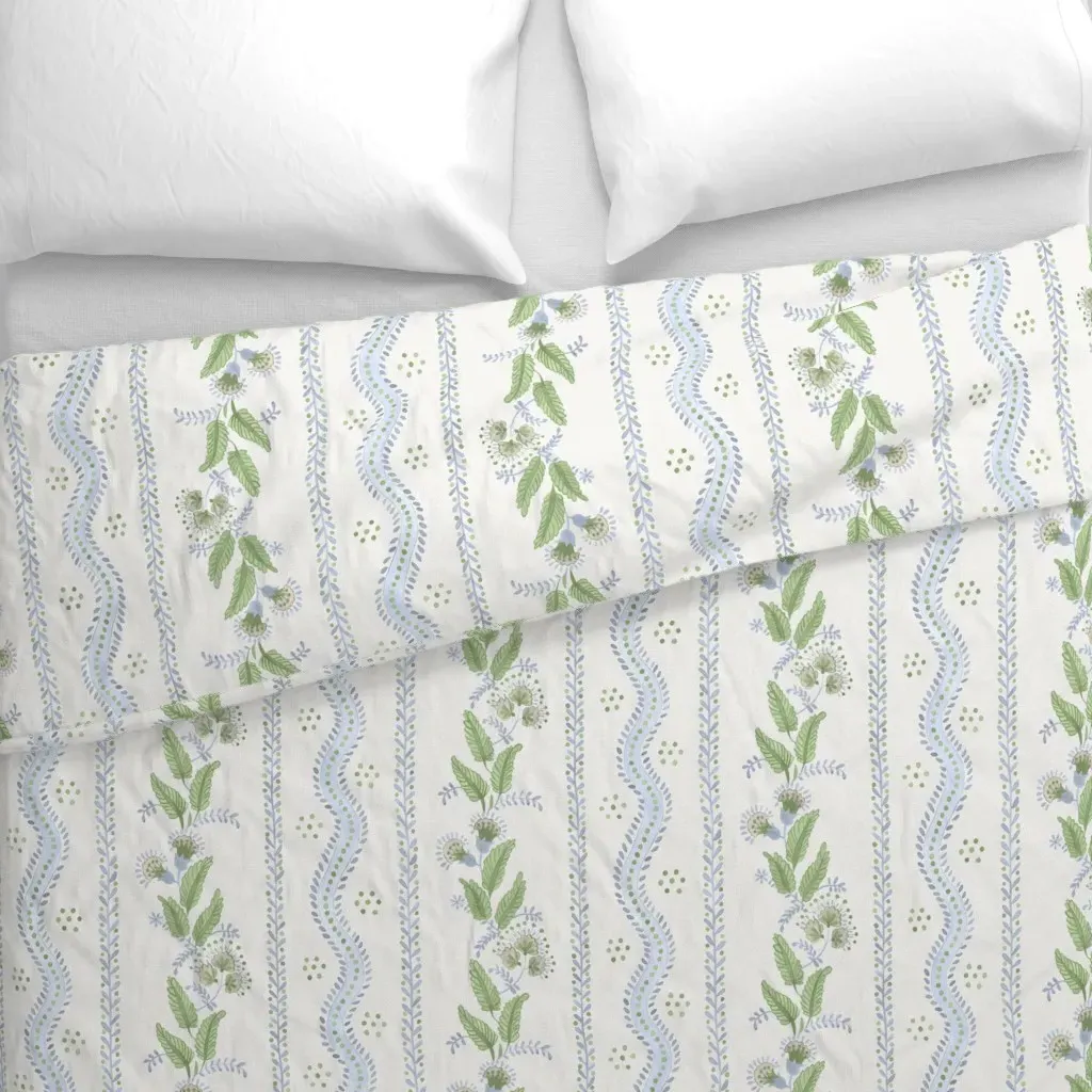 Lulworth Soft Duvet Cover - Light Blue alternate view