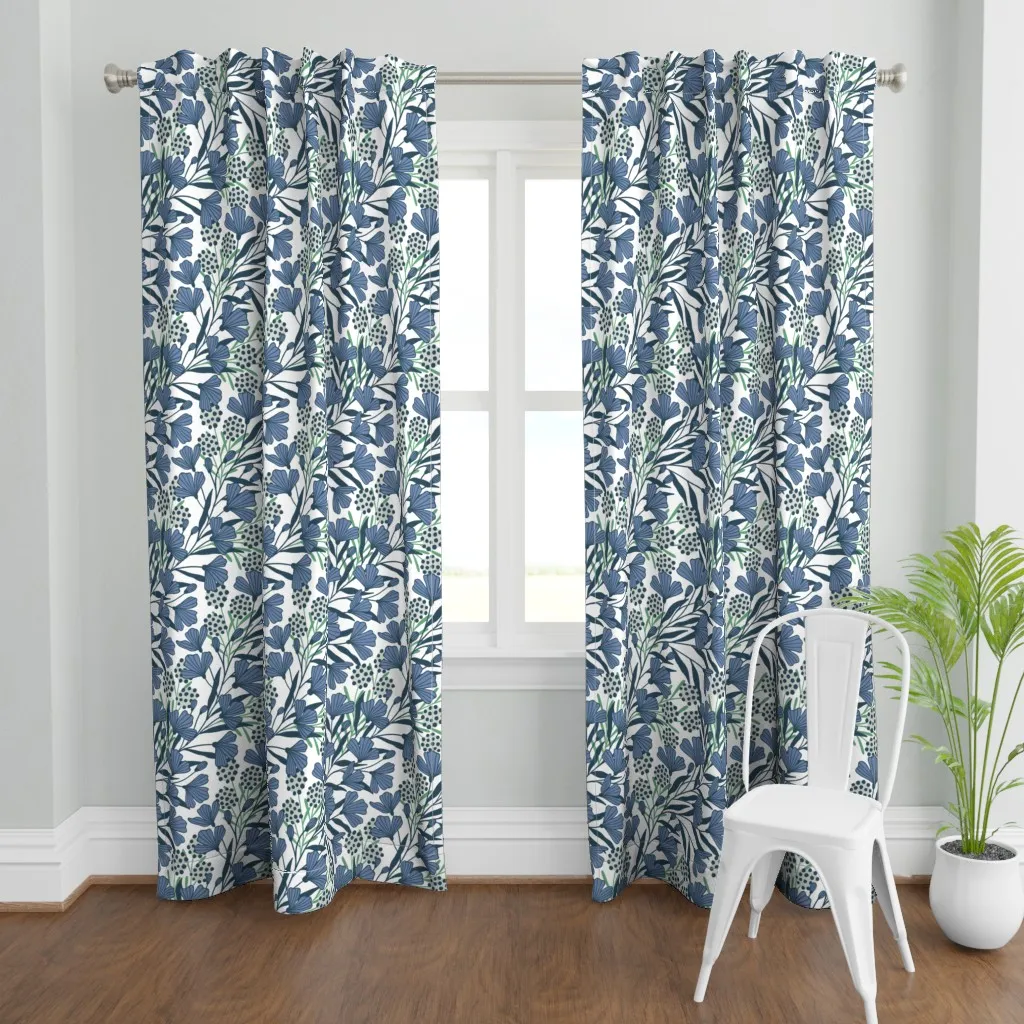 Lydia Curtain Panel - Blue product