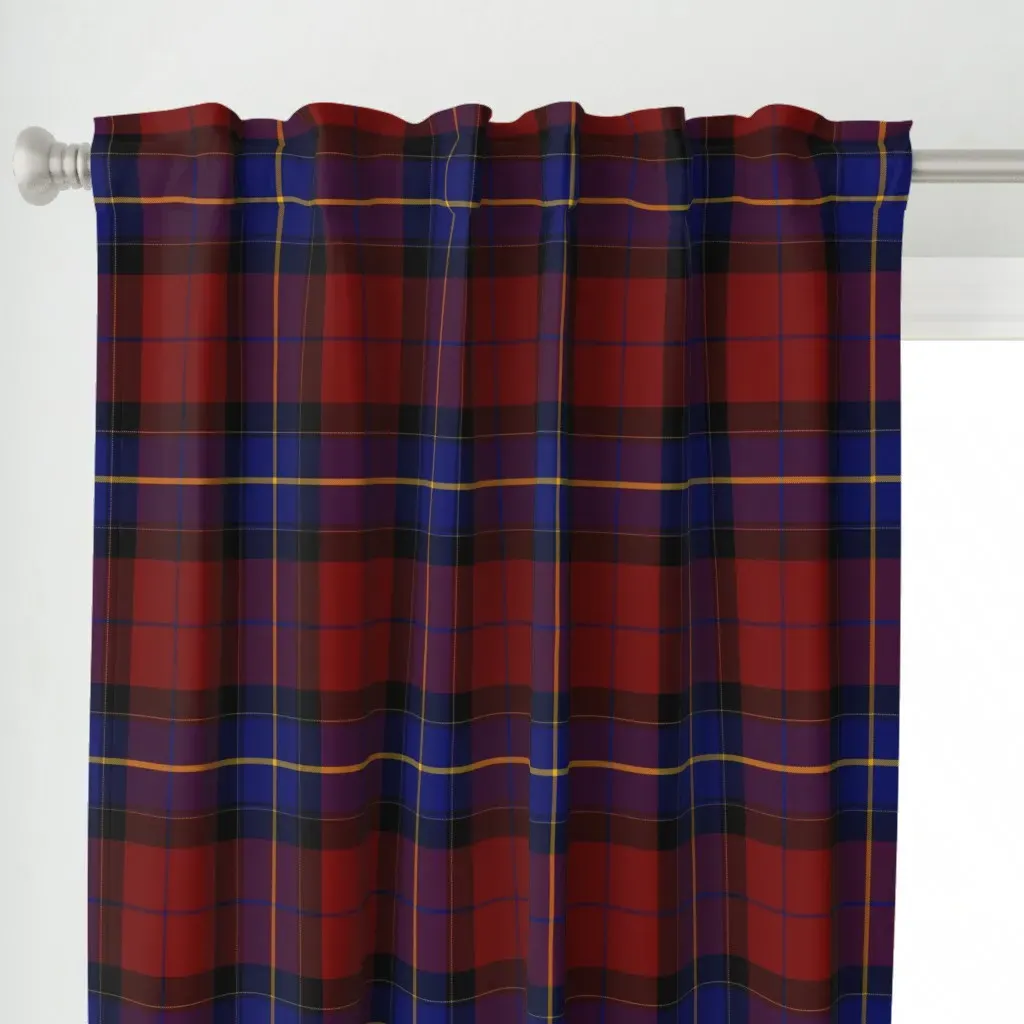 M Noble Curtain Panel - Red alternate view