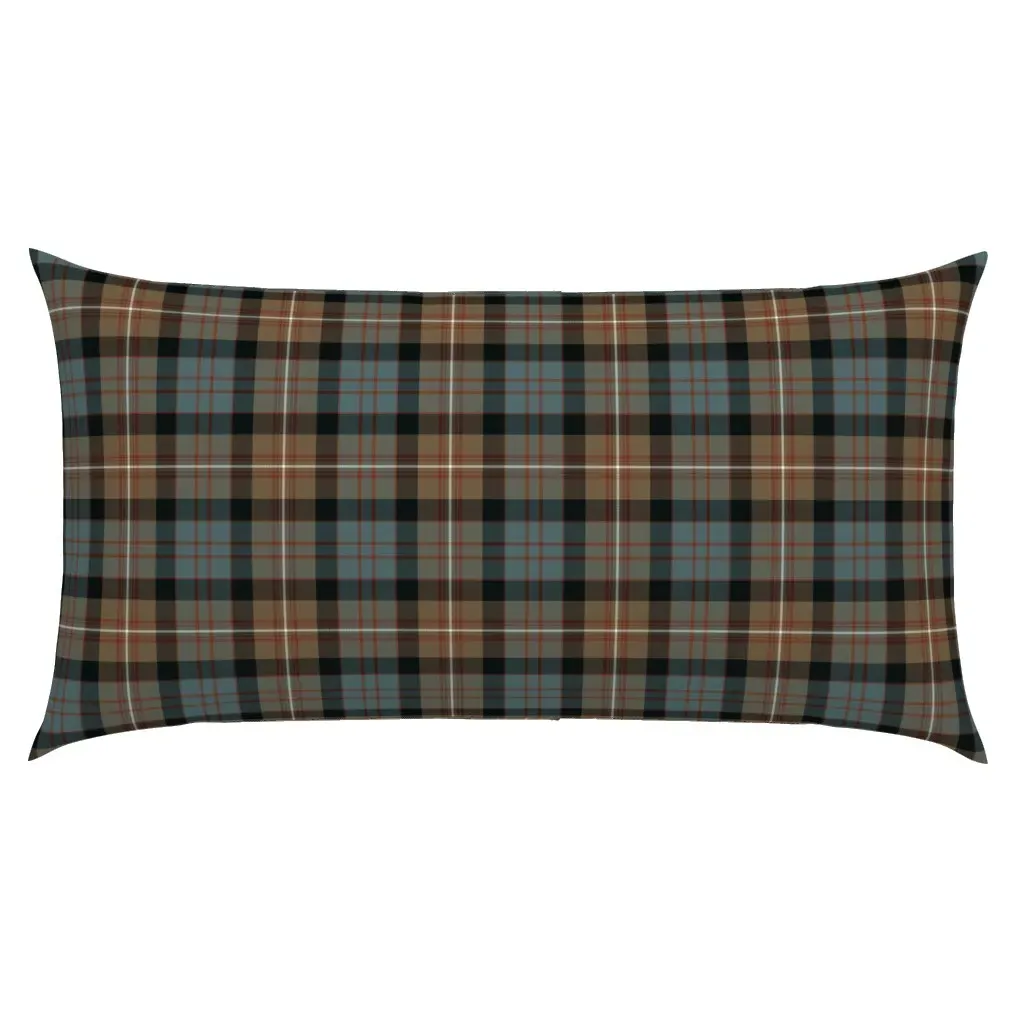 Macdonell Of Glengarry Tartan Weathered King Pillow Sham - Gray product