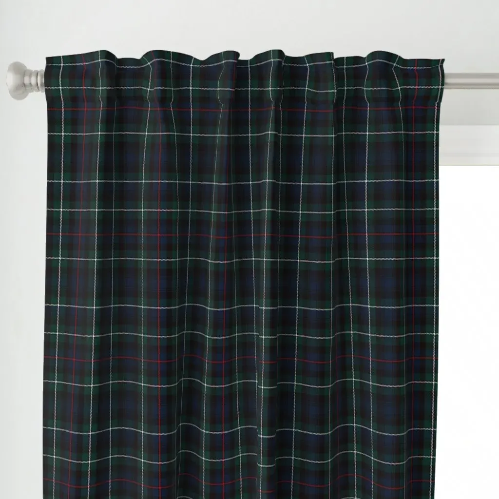 Mackenzie Tartan Plaid Curtain Panel - Dark Green alternate view