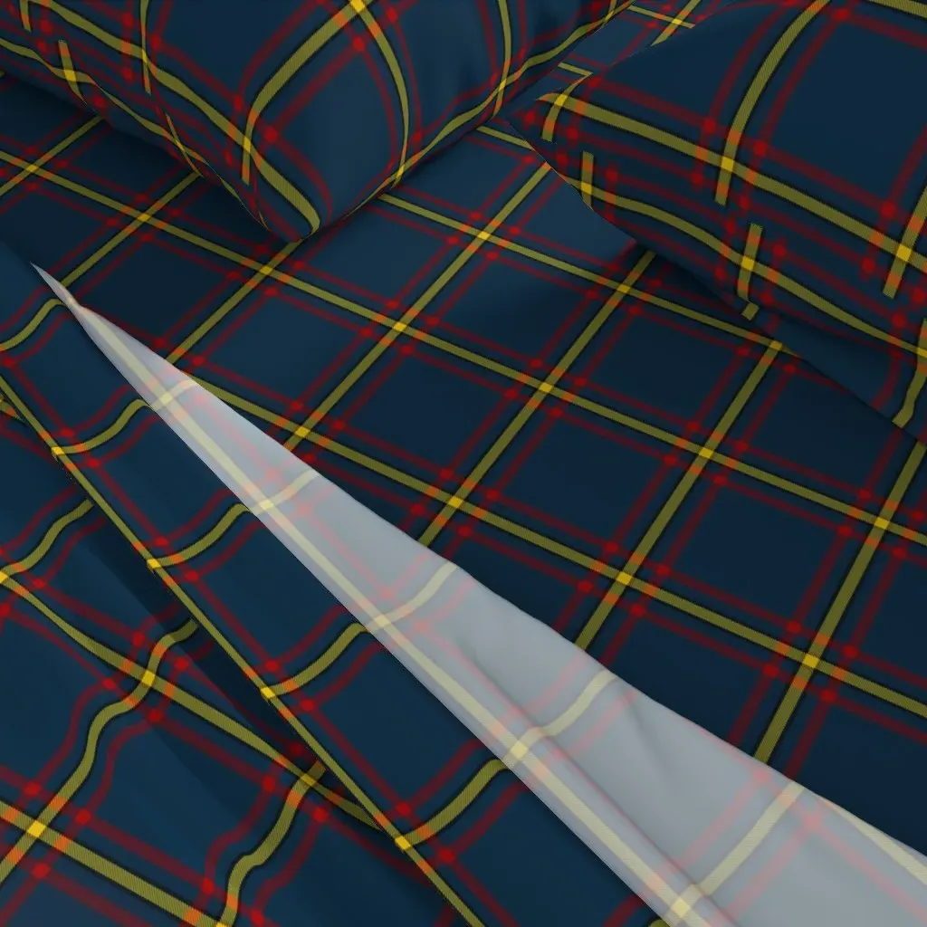 Maclaine Hunting Tartan 1908 Queen Sheet Set - Navy Blue alternate view
