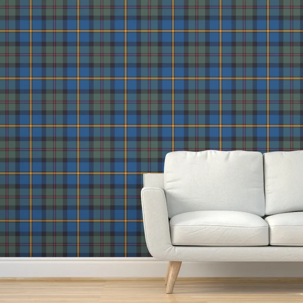 Macleod Tartan Peel and Stick Wallpaper - Blue product