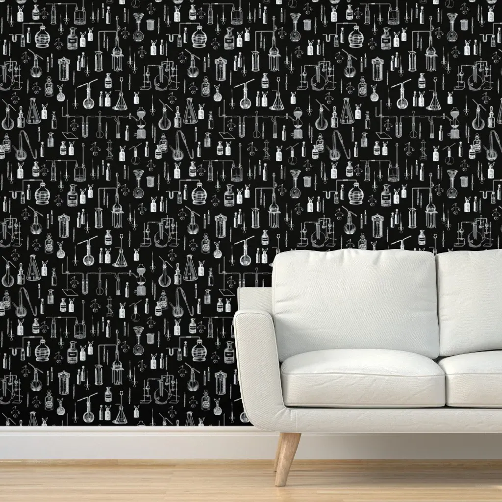 Mad Science Peel and Stick Wallpaper - White product