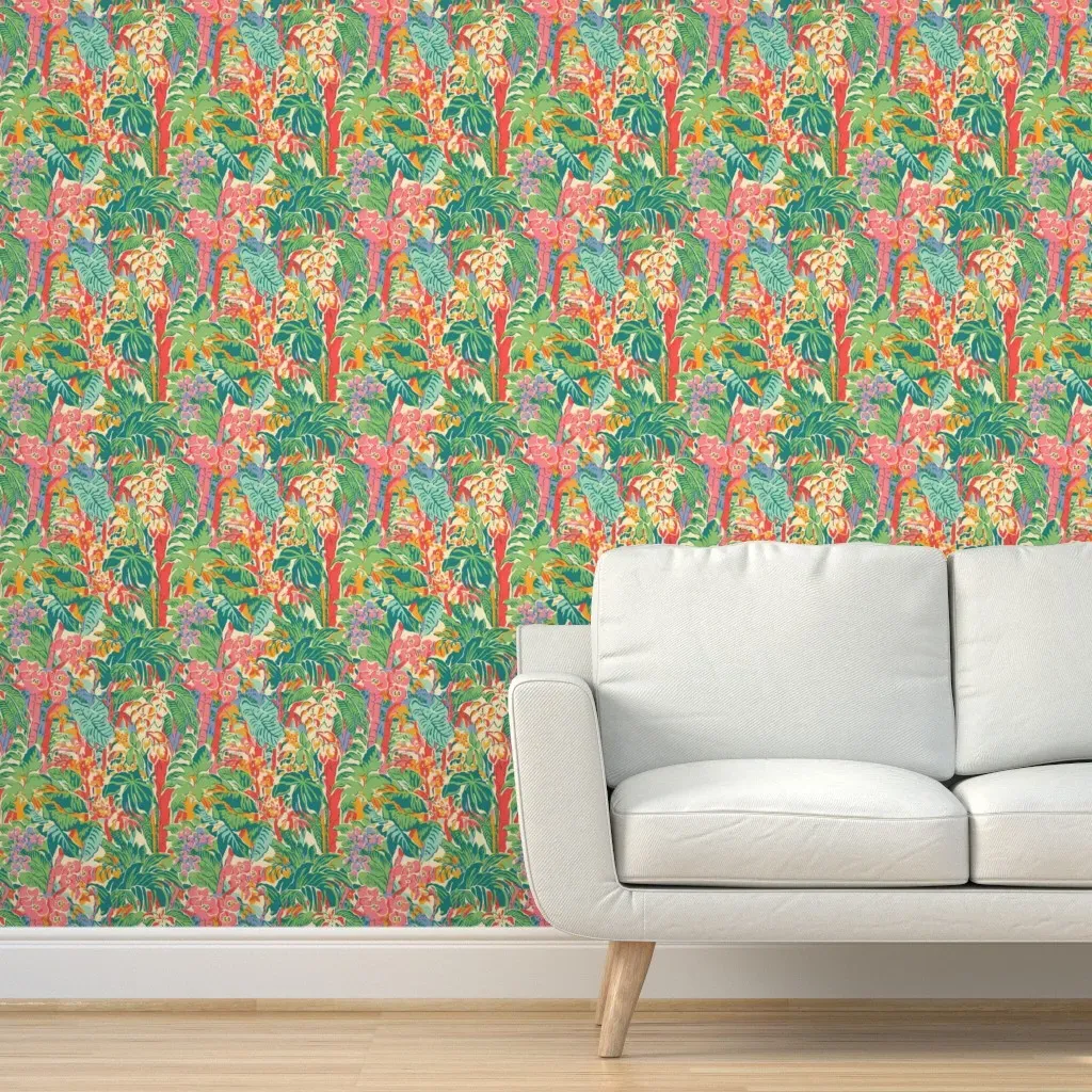 Made For Maui Peel and Stick Wallpaper - Teal product