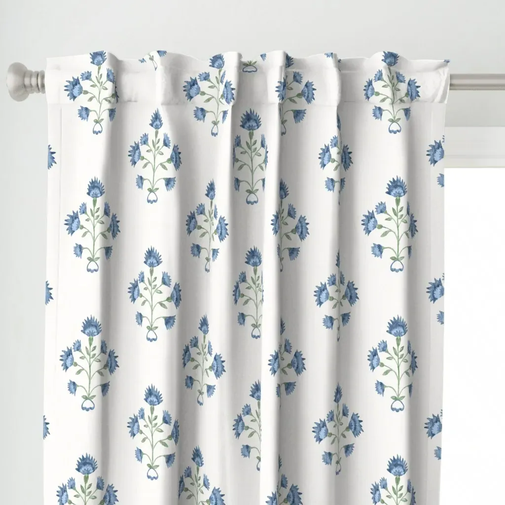 Madison Annie Curtain Panel - Indigo alternate view
