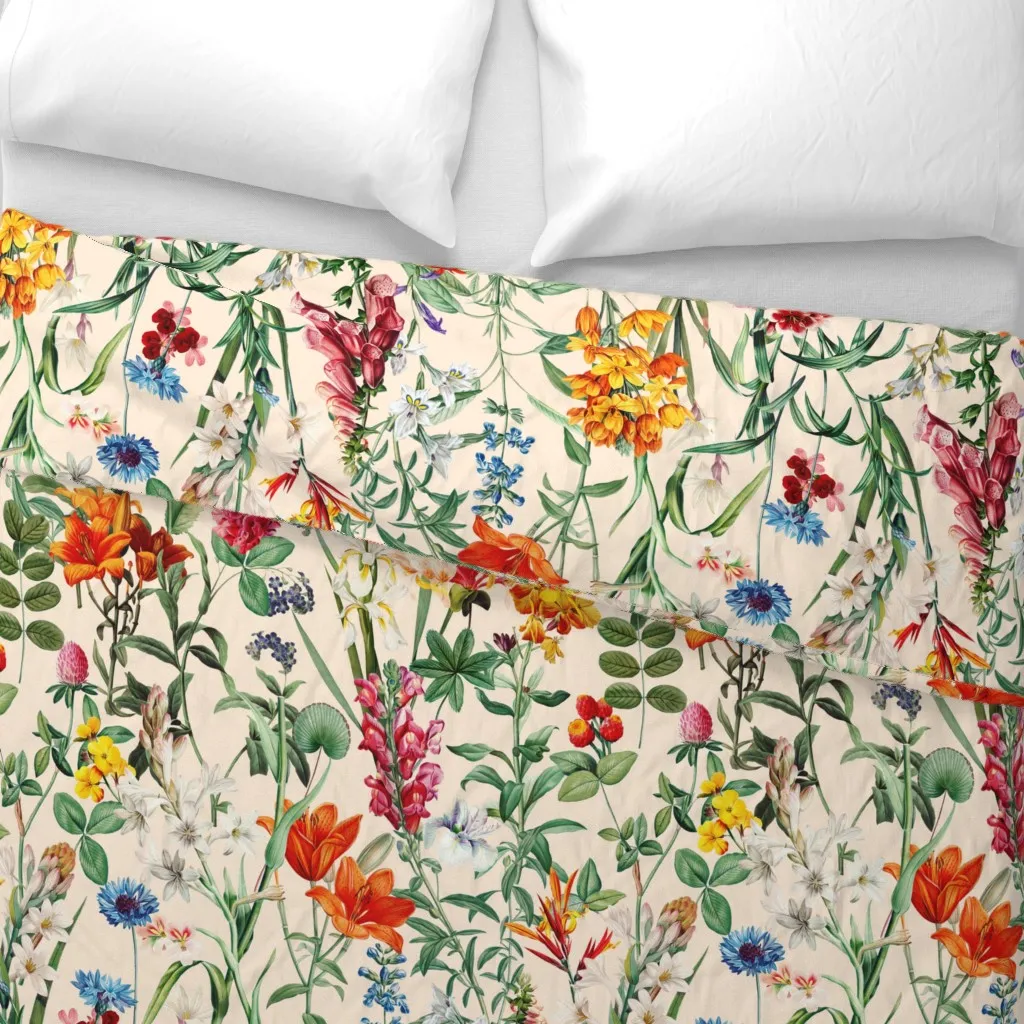 Magical Garden XXIII Duvet Cover - Green alternate view
