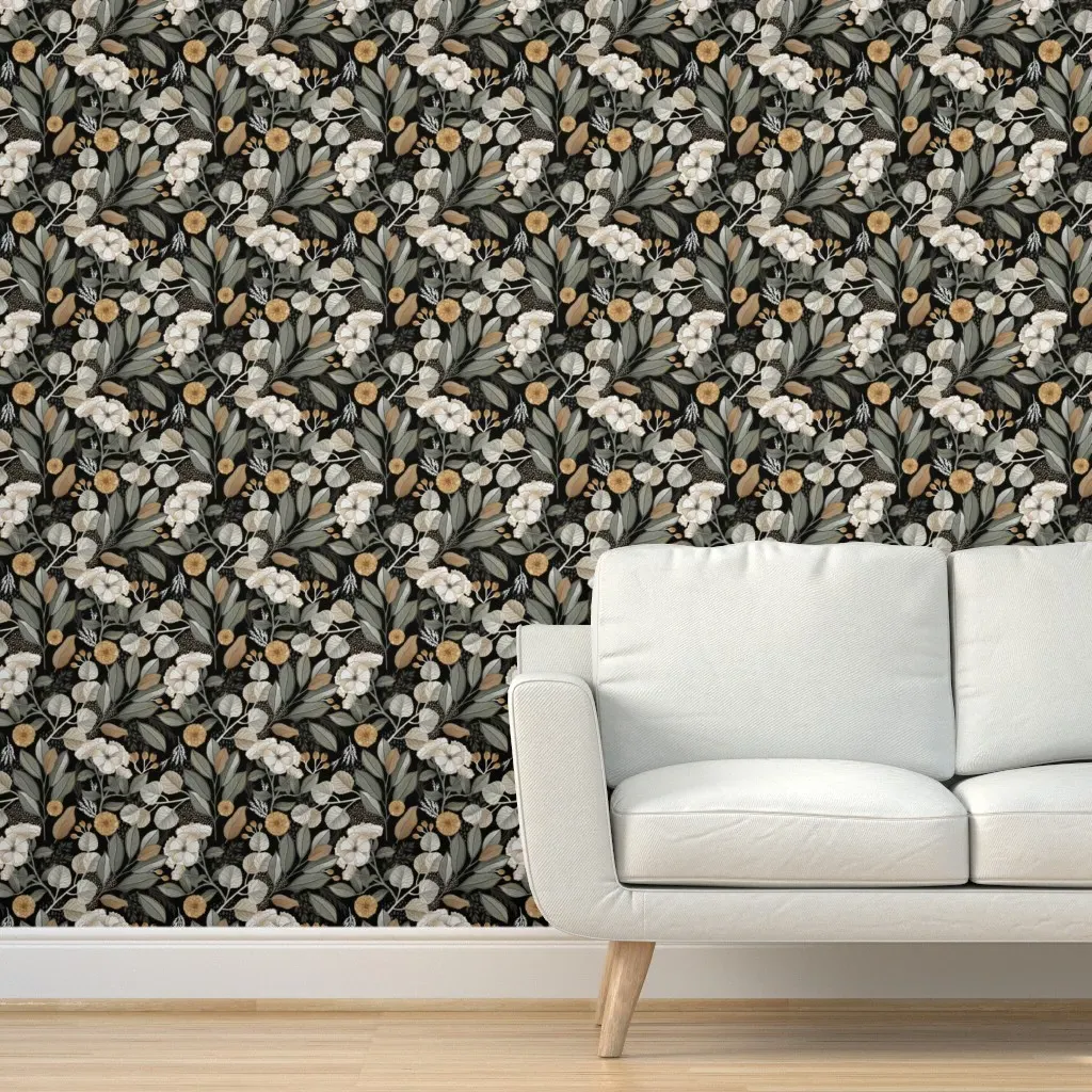 Magnolia Peel and Stick Wallpaper - Black, Beige product