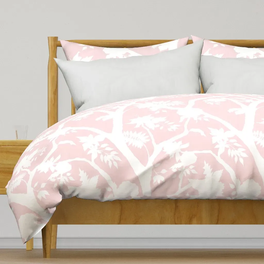 Malia White Branch Duvet Cover - White product