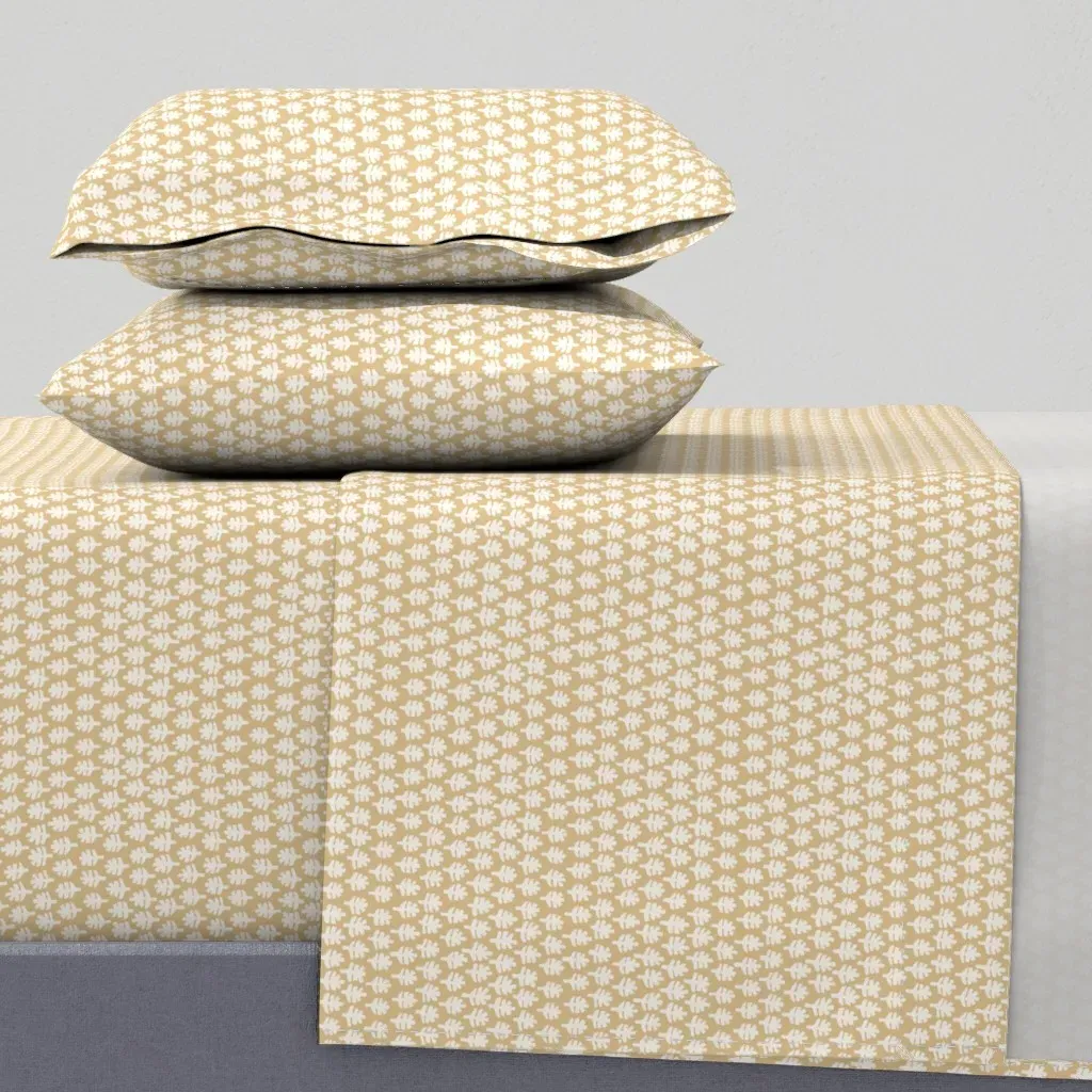 Mandalay Reverse Queen Sheet Set - Beige product