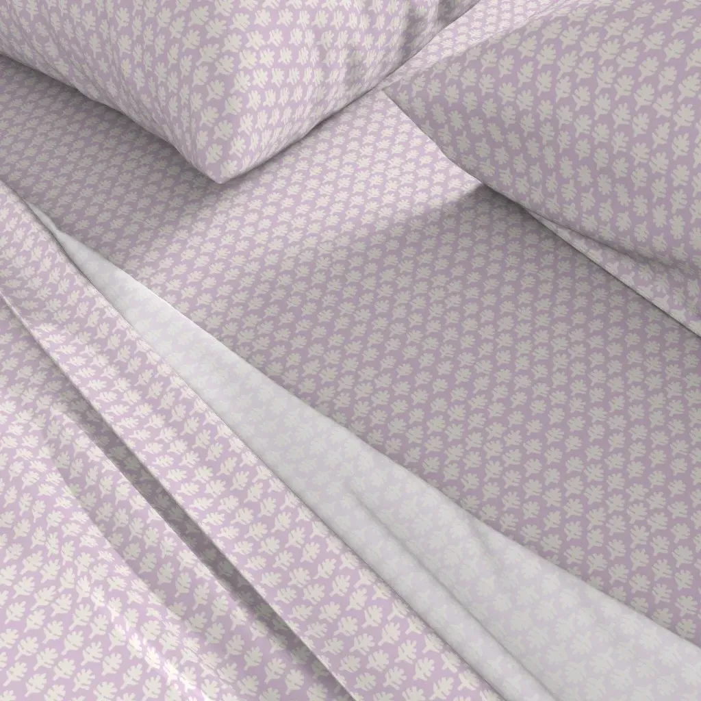 Mandalay Reverse Queen Sheet Set - Cream alternate view