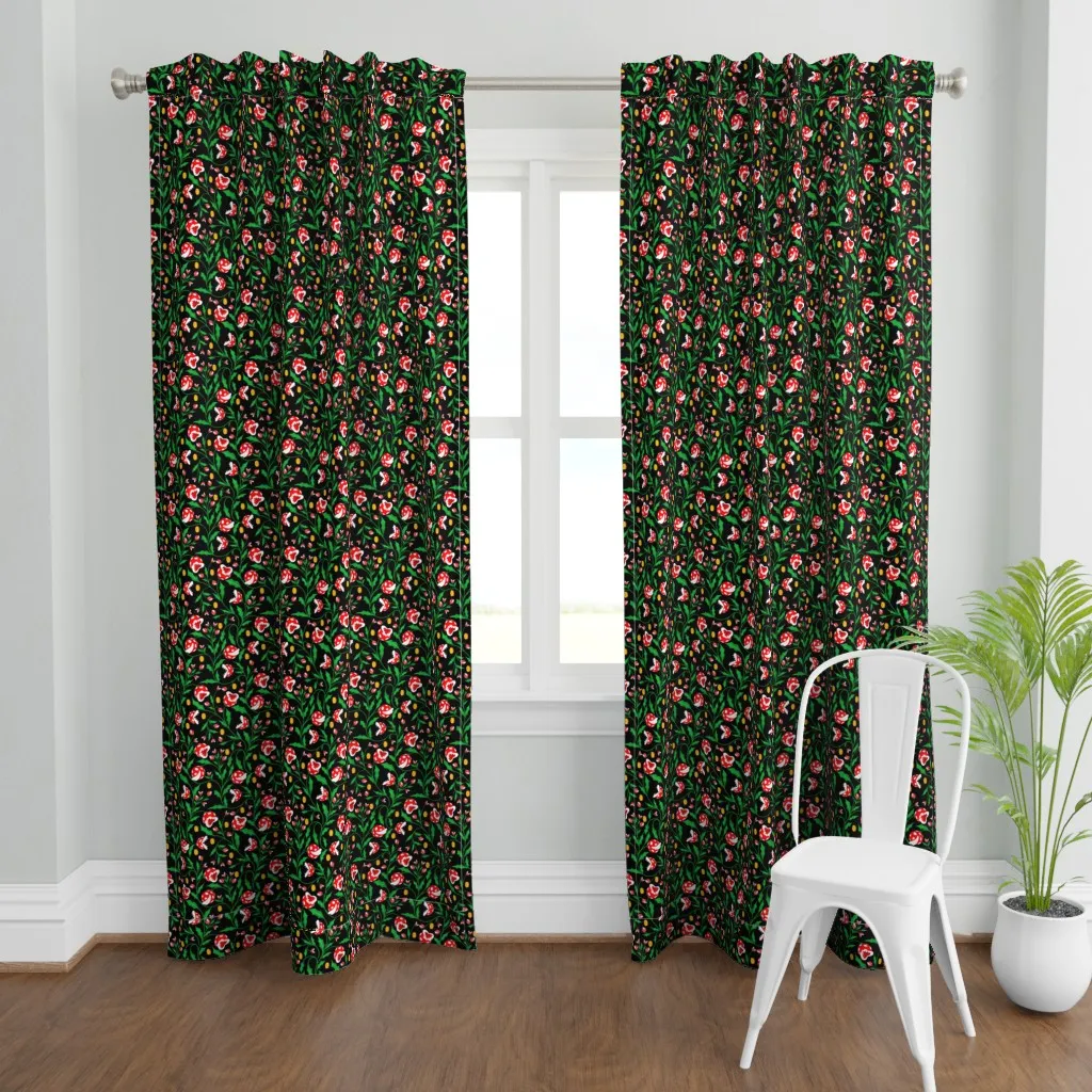 Maneater Plant Trailing Curtain Panel - Red product