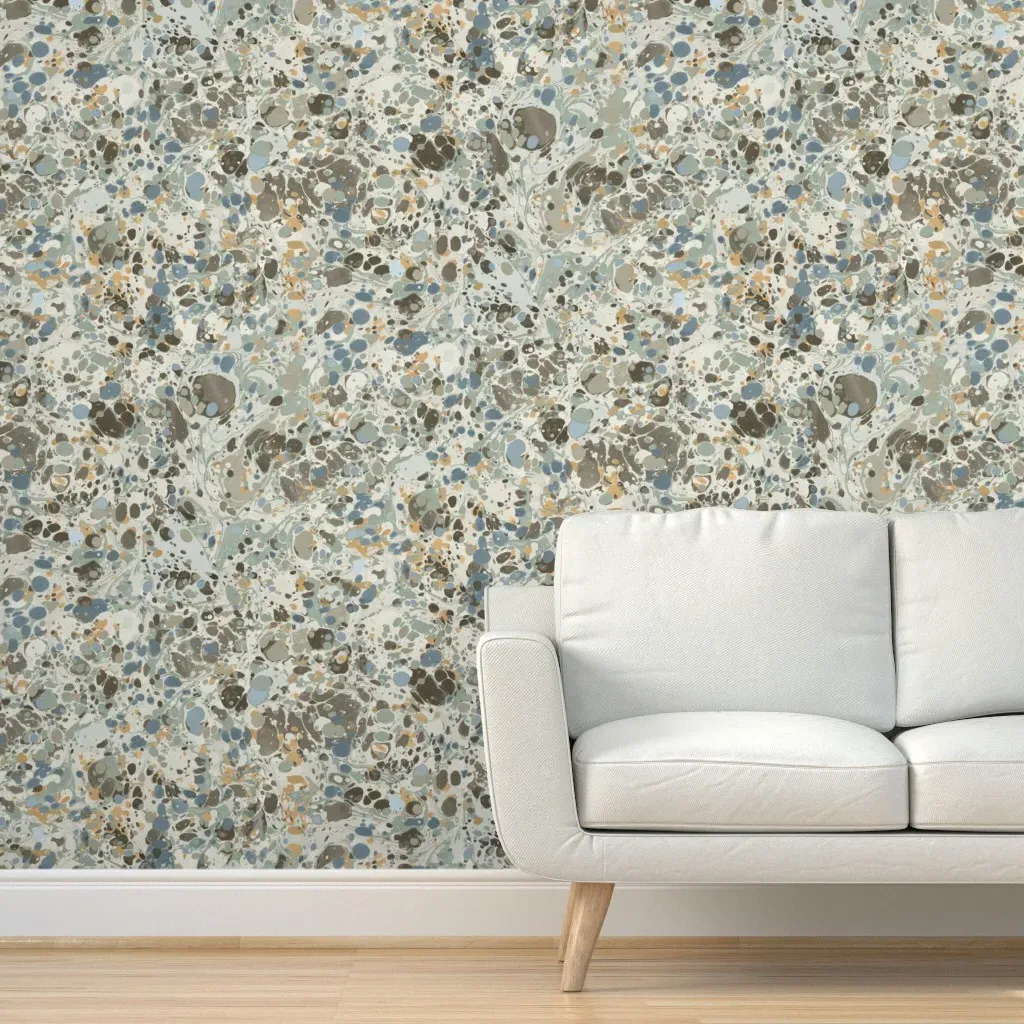 Marbled Jessica Peel and Stick Wallpaper - Brown product