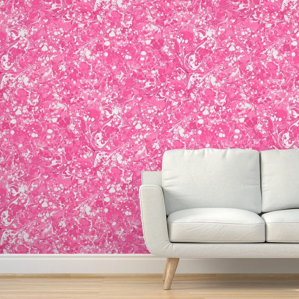 Marbled Peel and Stick Wallpaper - Pink product