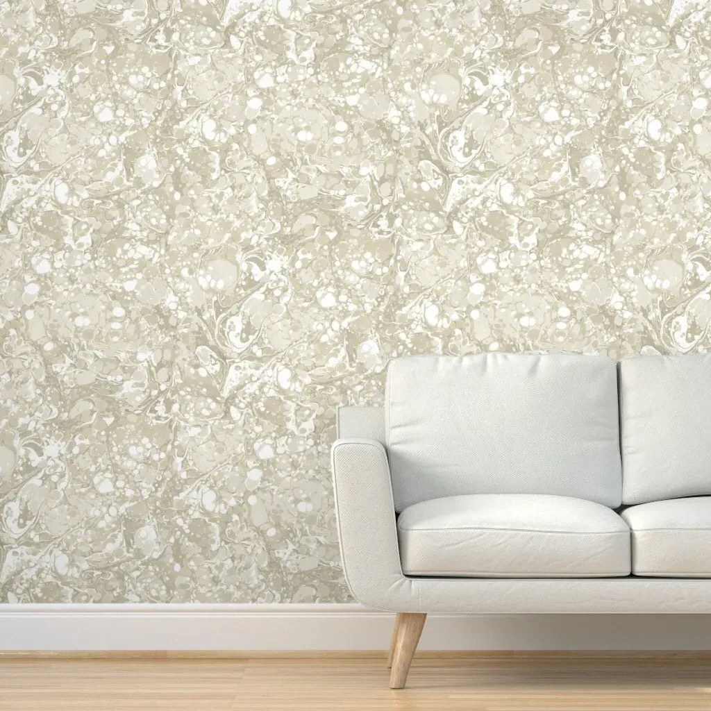 Marbled Peel and Stick Wallpaper Removable - Putty Taupe product