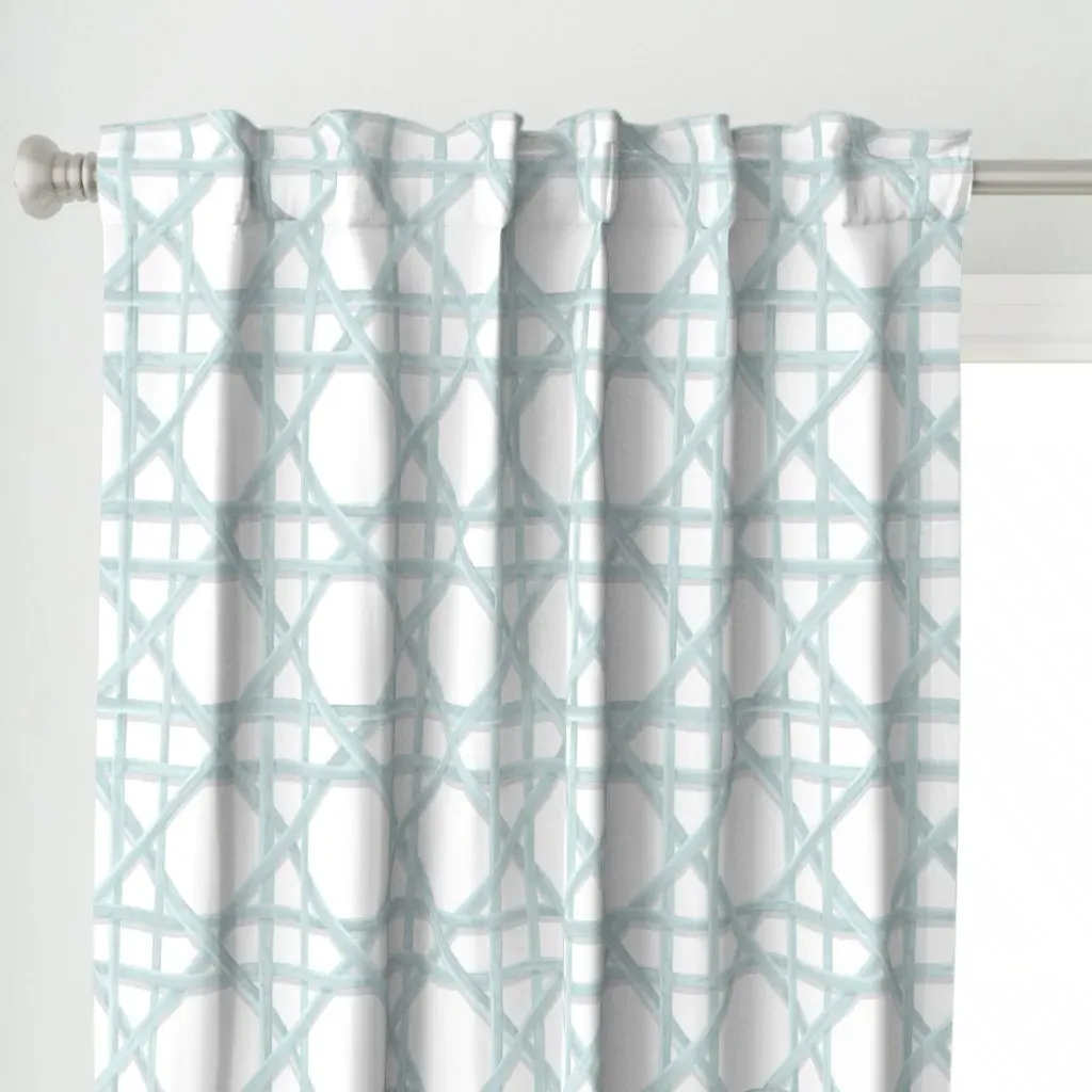 Marge In Yarmouth Curtain Panel - Light Blue alternate view