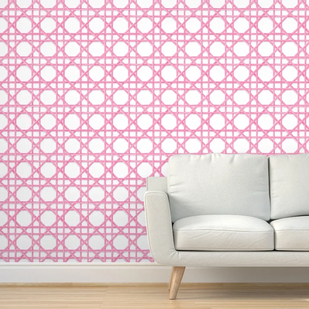 Marge Peel and Stick Wallpaper - Pink, White product