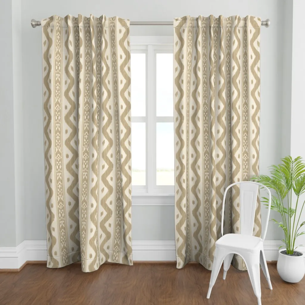 Mariah Ikat Andrea Curtain Panel - Beige product