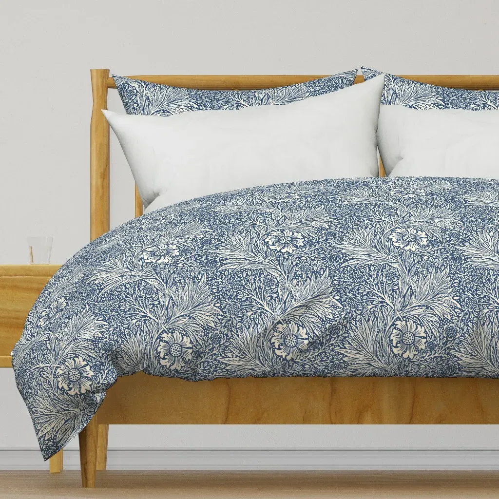 Marigold William Morris Duvet Cover - Indigo product