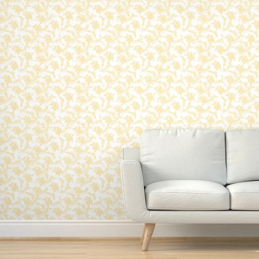 Maris Buttercup Peel and Stick Wallpaper - Pale Yellow product