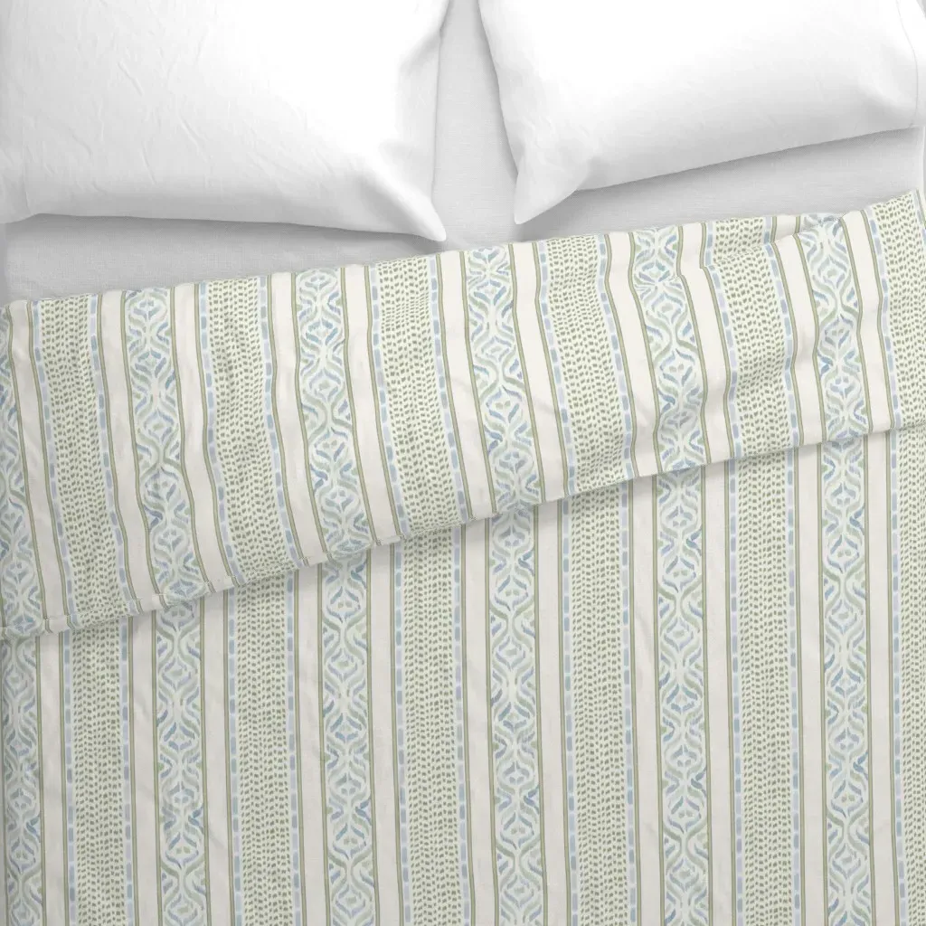 Martina Grandmillennial Duvet Cover - White alternate view