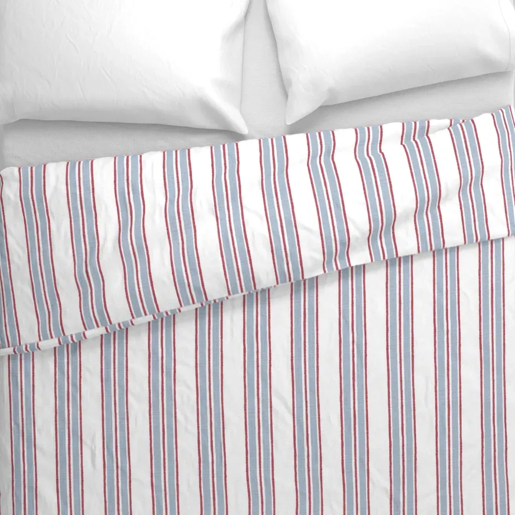 Mary Lulworth Custom Duvet Cover - Light Blue alternate view