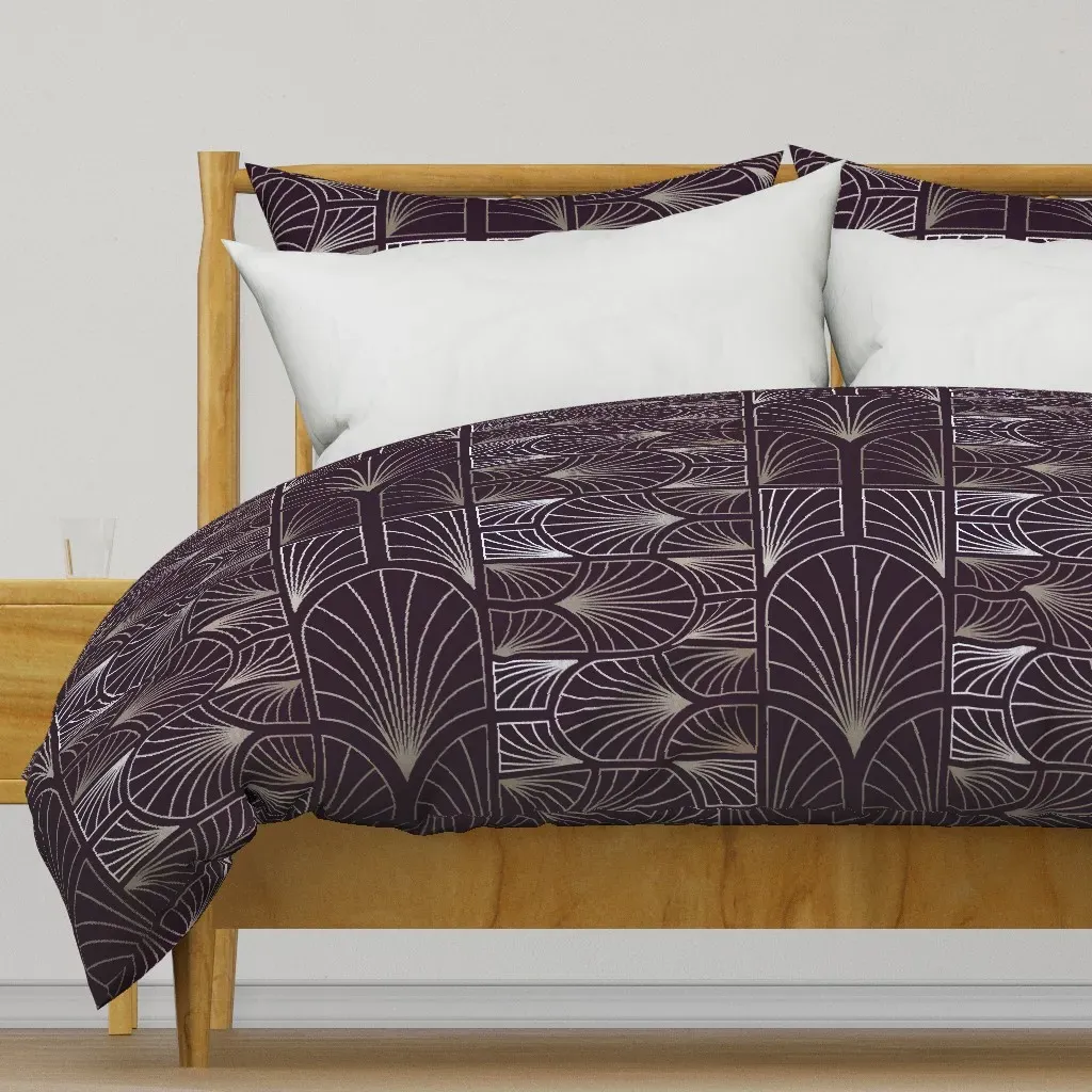 Maurice Duvet Cover - Silver product