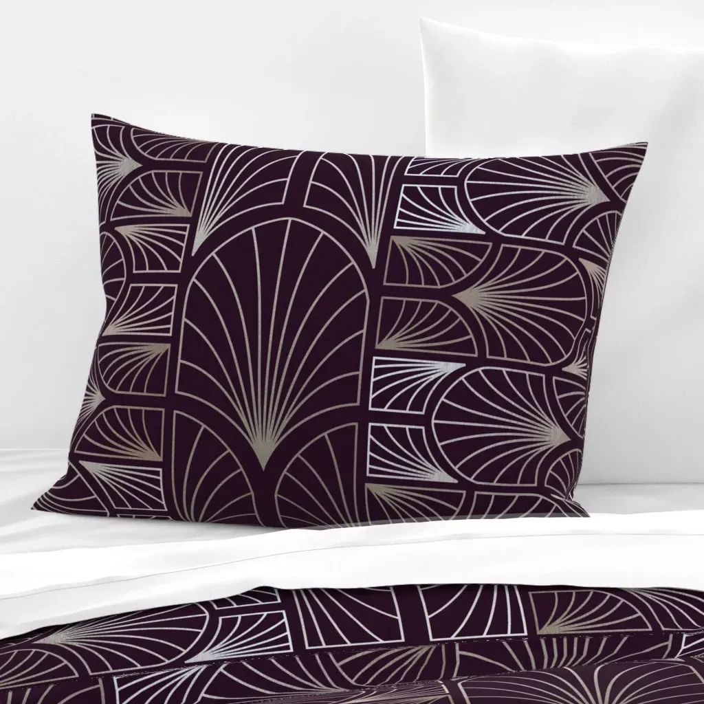 Maurice Standard Knife Edge Cushion Cover - Purple, Cotton Sateen product