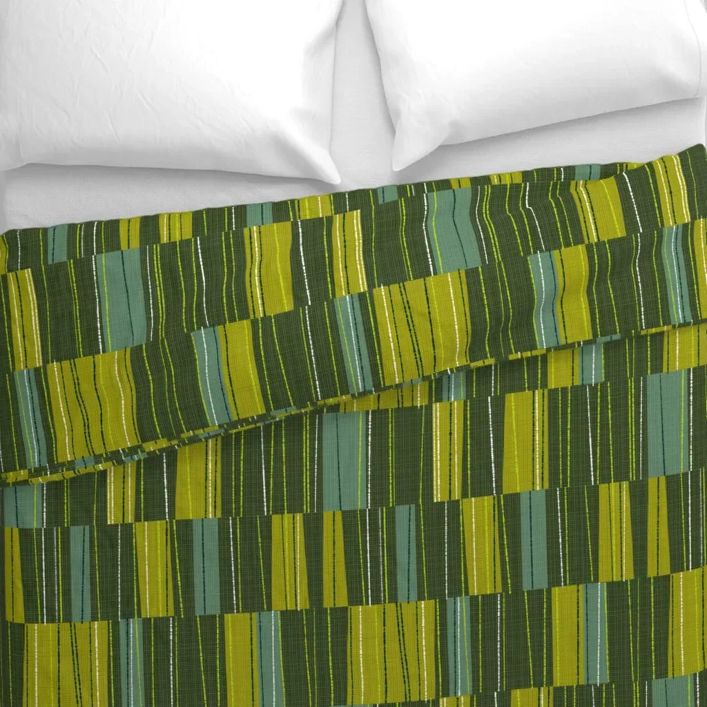 Mcm Hedgerow Greens Duvet Cover - Olive Green alternate view