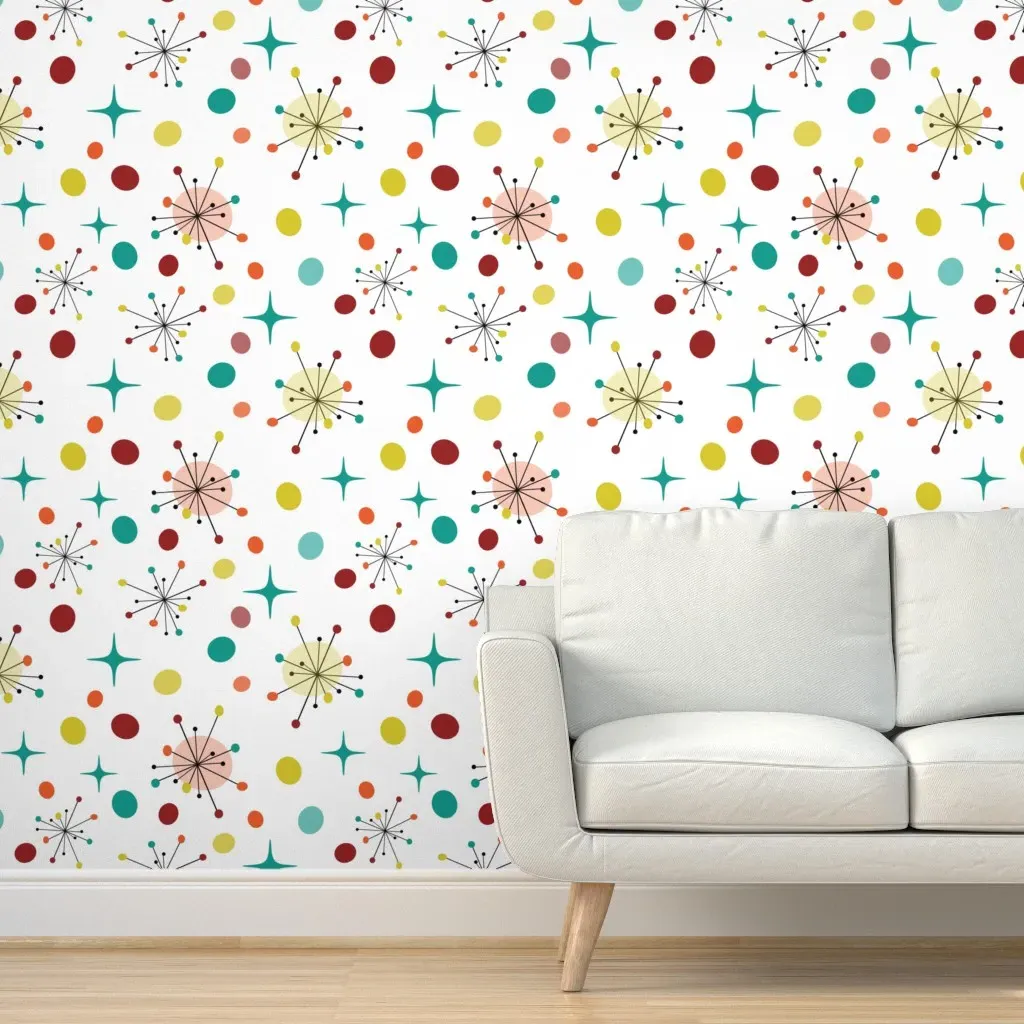 MCM Shapes Peel and Stick Wallpaper - Off-White product