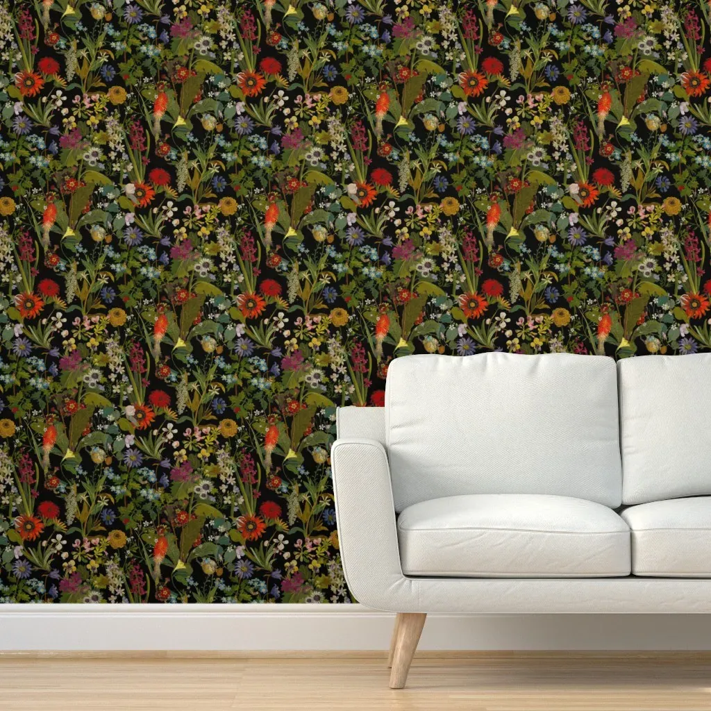 Meadow Bank 2' x 12' Peel and Stick Wallpaper - Green product