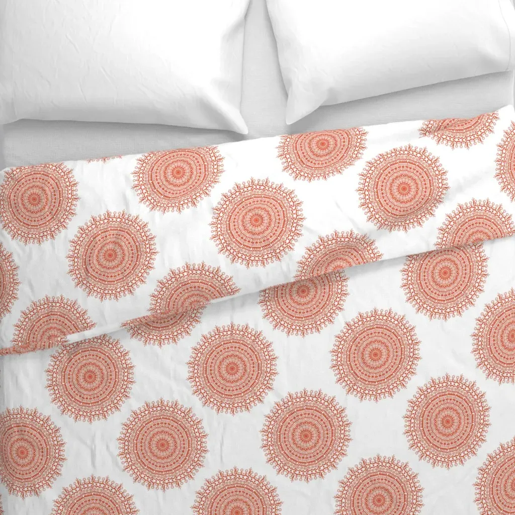 Medallion Duvet Cover - Terracotta alternate view