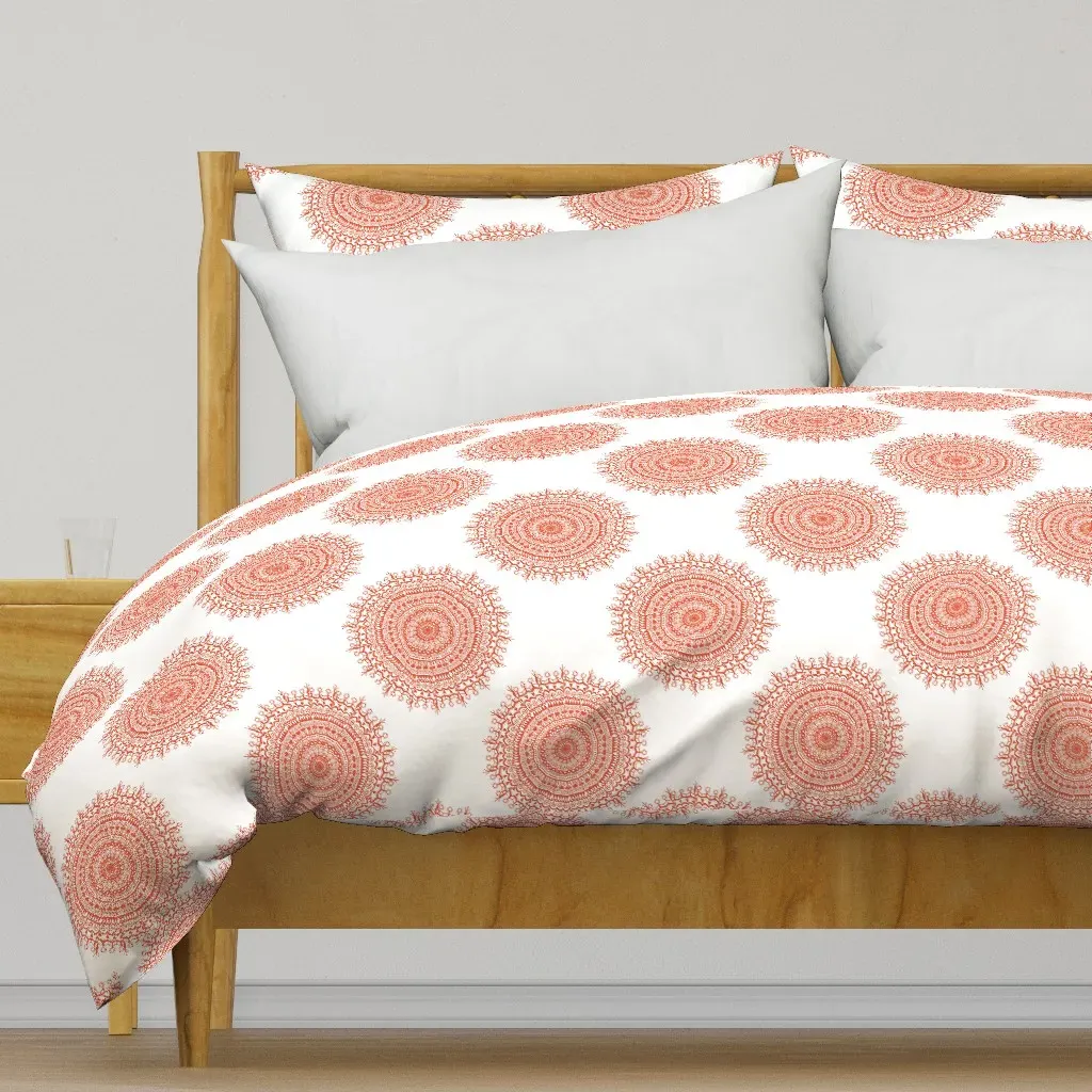 Medallion Duvet Cover - Terracotta product