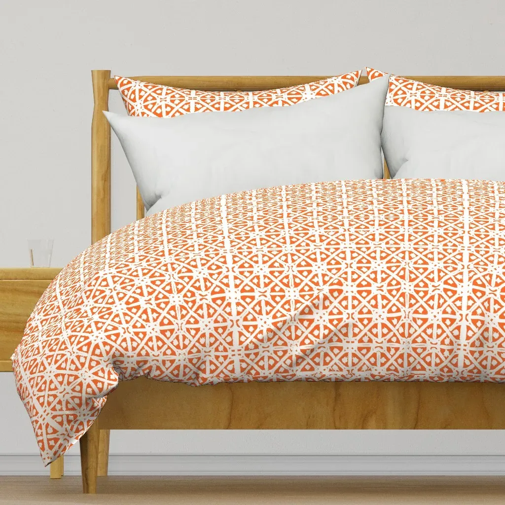 Mediterranean Tiles Duvet Cover - Orange product