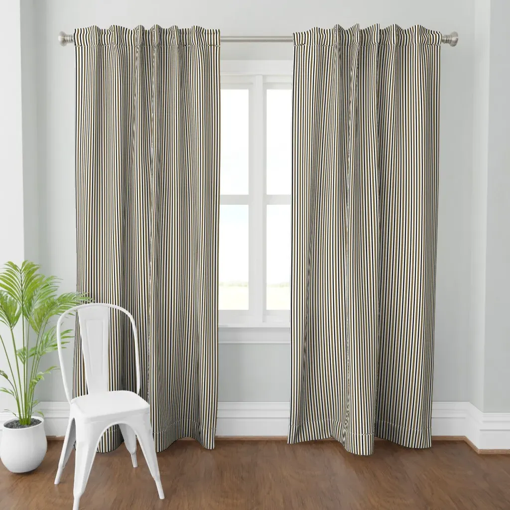 Medium Dark Olive Black Curtain Panel - Olive Green product