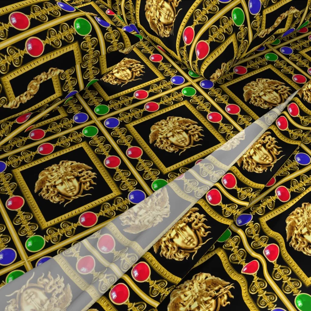 Medusa Baroque Victorian Filigree Full Sheet Set - Gold alternate view