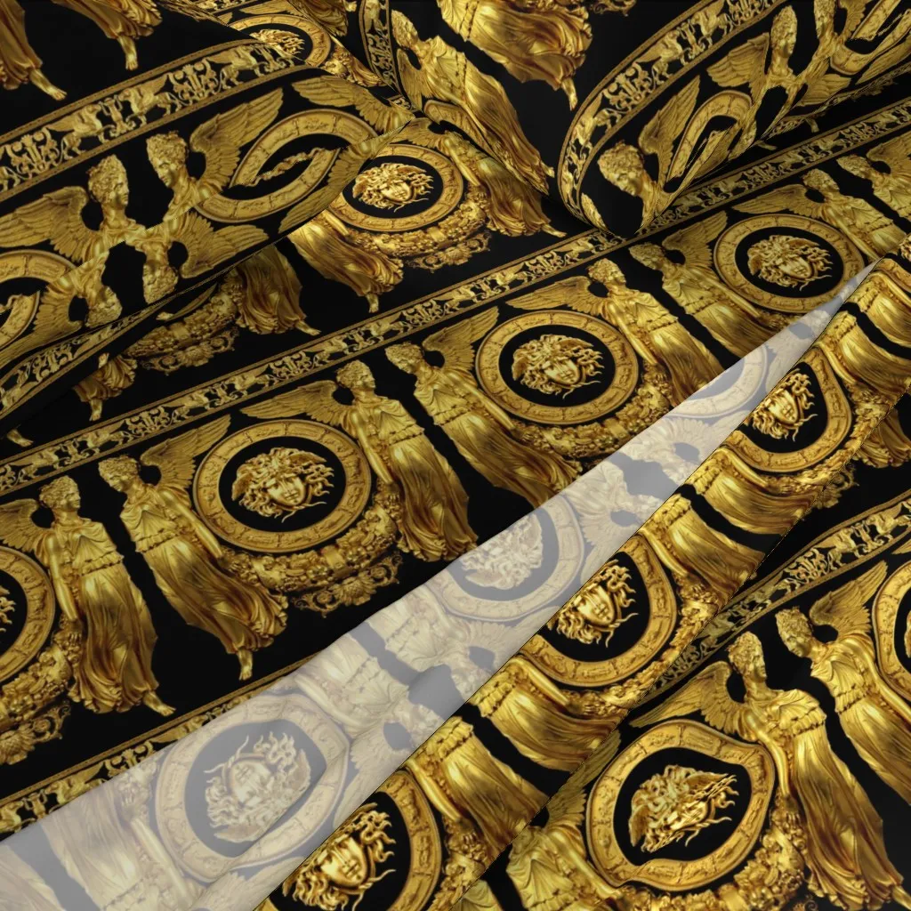 Medusa Zodiac Horoscope Queen Sheet Set - Gold alternate view