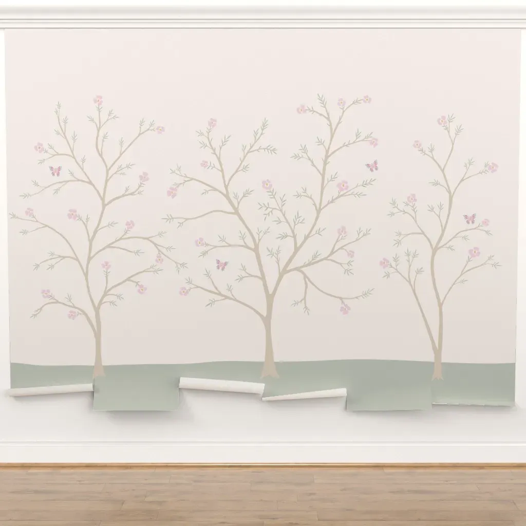 Melody Chinoiserie Peel and Stick Wall Mural product