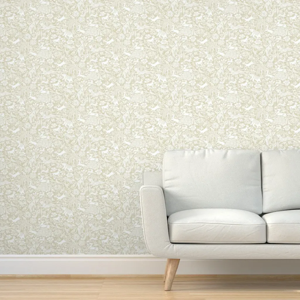 Menagerie Bangladesh Peel and Stick Wallpaper - Off-White product