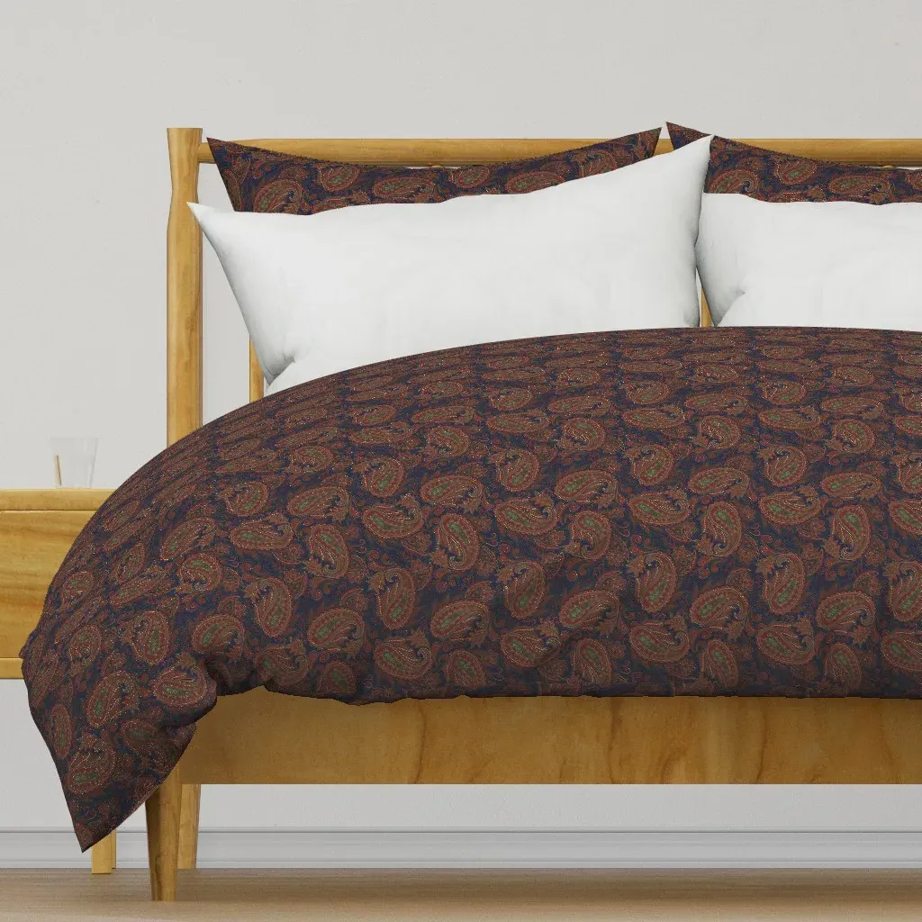 Meredith Paisley Duvet Cover - Burgundy product