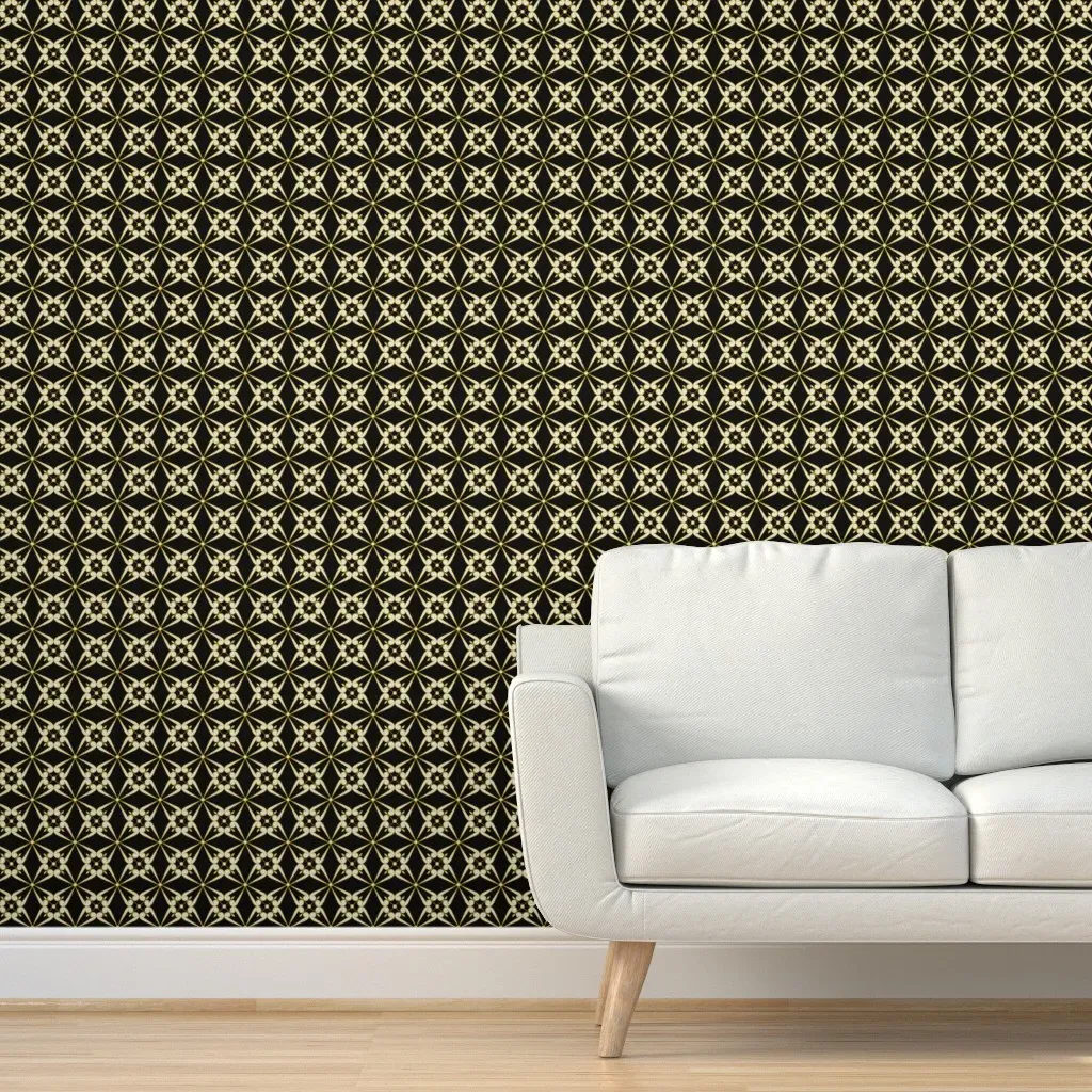 Metal Petal Geometric Peel and Stick Wallpaper - Gold product
