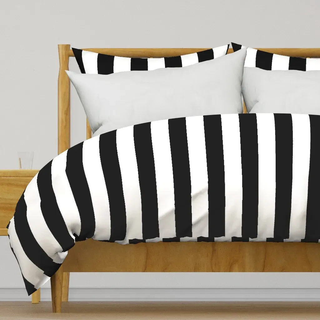 Miami Vice Vertical Tent Duvet Cover - Black product