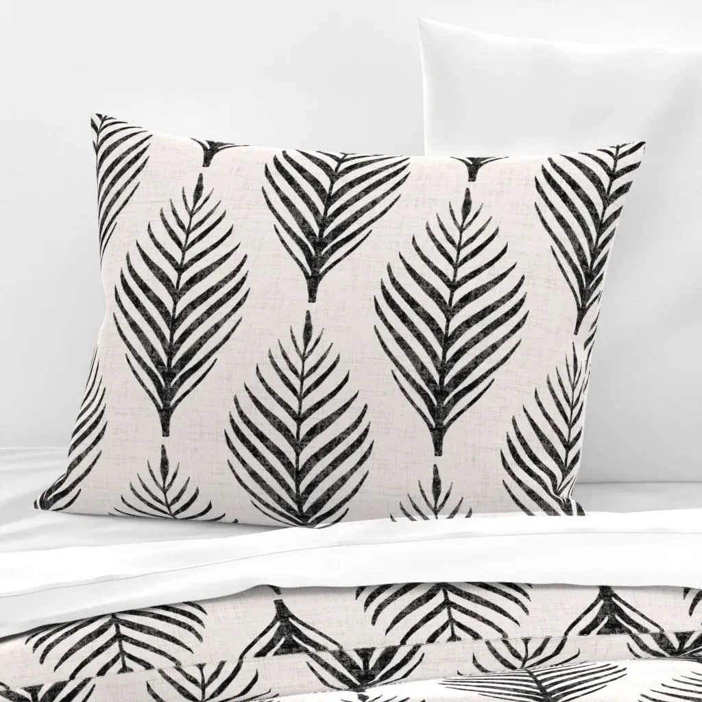 Michele Norris Palm Frond Standard Knife Edge Pillow - Black product