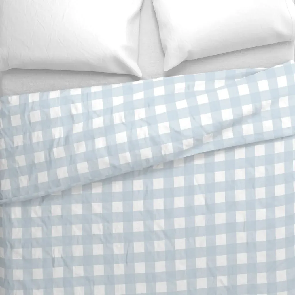 Michelle Soft Blue Duvet Cover - Light Blue alternate view
