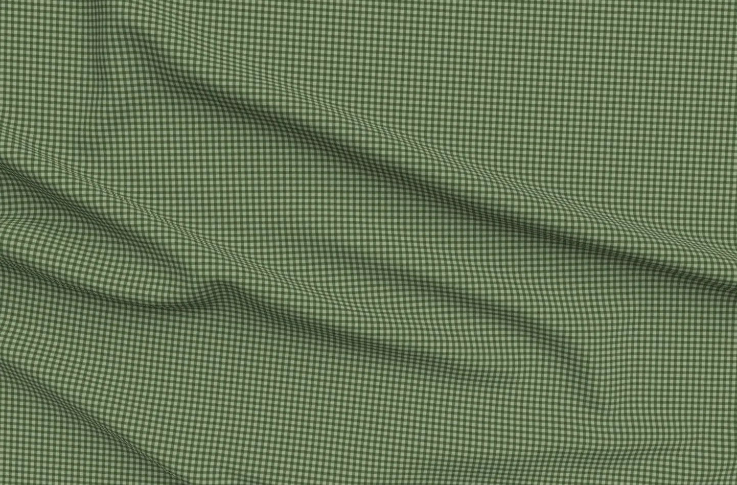 Micro Rustic Gingham Quilting Fabric by the Yard - Dark Olive Green product