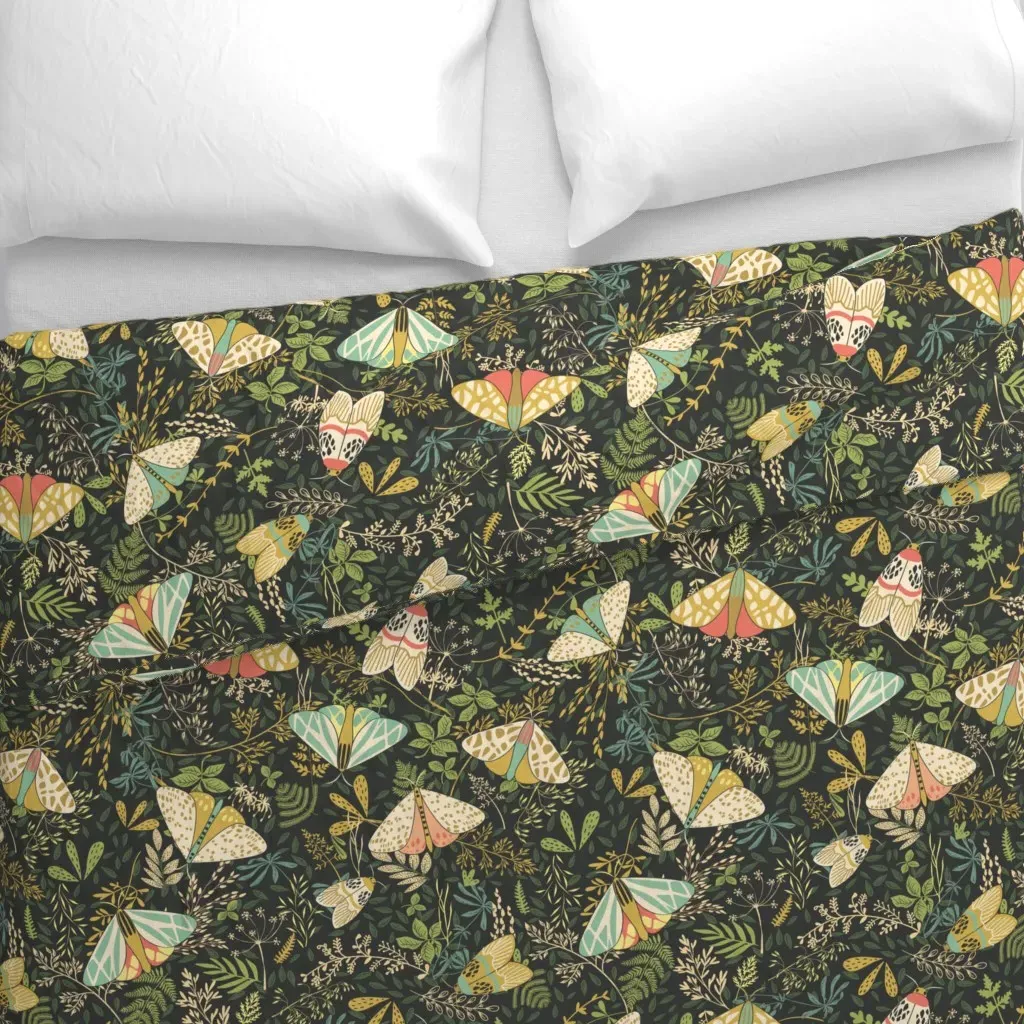 Microscopic Worlds Garabateo Duvet Cover - Cream alternate view