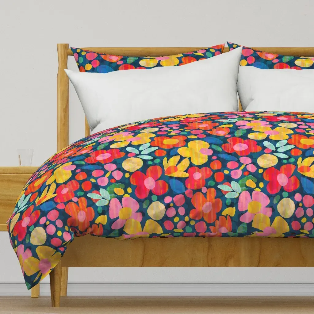 Mid Century Bold Duvet Cover - Red product