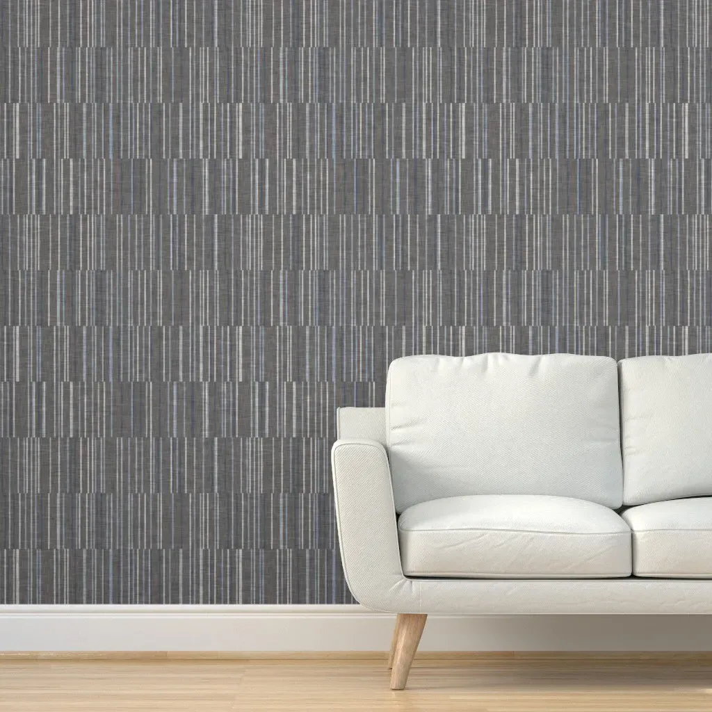 Mid Century Geometric Peel and Stick Wallpaper - Dark Brown, Black product