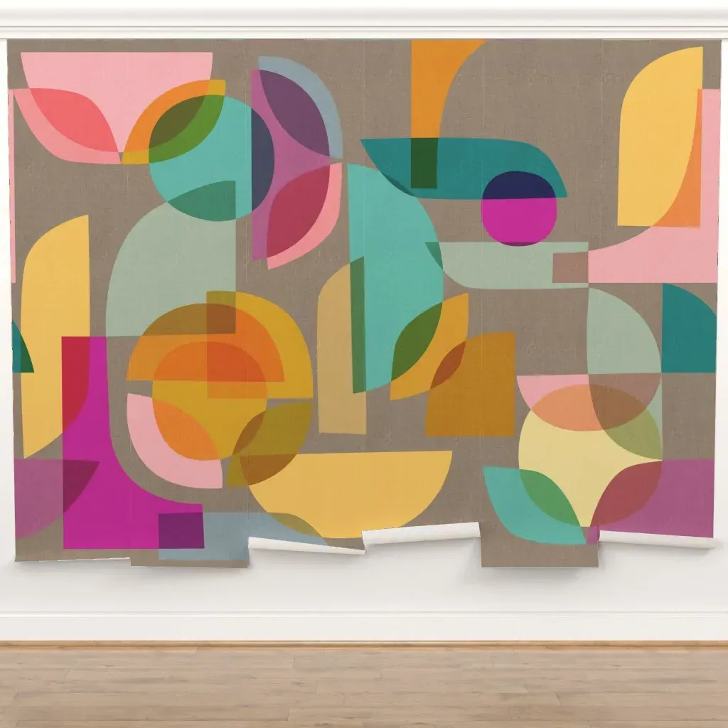 Mid Century Song Peel and Stick Wall Mural product